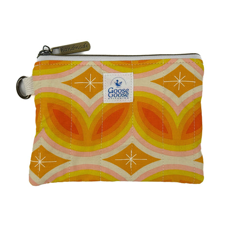 Retro Bloom - Orange | Coin Pouch