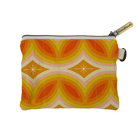 Retro Bloom - Orange | Coin Pouch