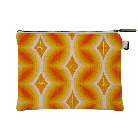 Retro Bloom - Orange | On-the-Go Pouch