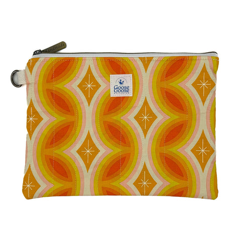 Retro Bloom - Orange | On-the-Go Pouch
