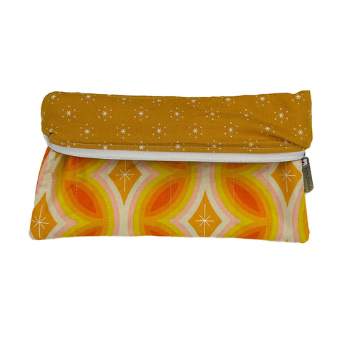 Retro Bloom - Orange | On-the-Go Pouch