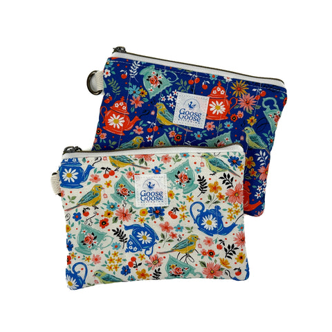 Tea Time - White | Coin Pouch