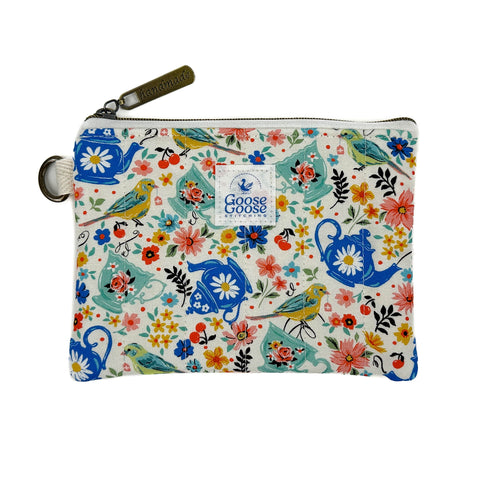 Tea Time - White | Coin Pouch
